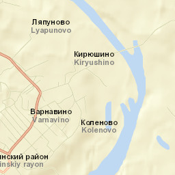 Varnavino Street Map