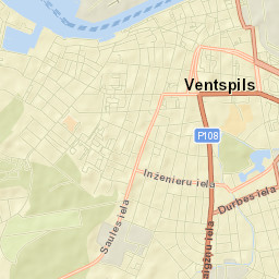 Ventspils Street Map