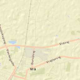 Vrå Street Map