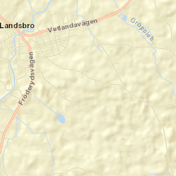 Landsbro Street Map