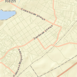 Rezh Street Map
