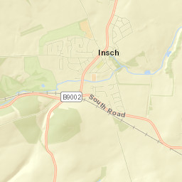Insch Street Map