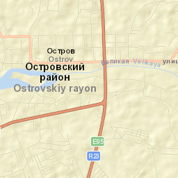 Ostrov Street Map