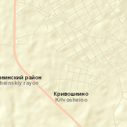Krivosheino Street Map