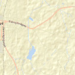 Stockaryd Street Map