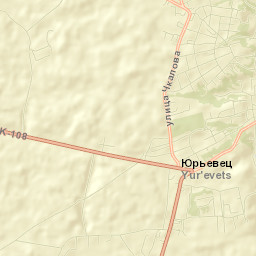 Yur’yevets Street Map