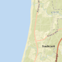 Saulkrasti Street Map
