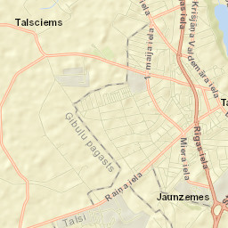 Talsi Street Map