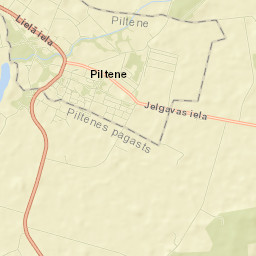 Piltene Street Map