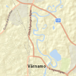 Värnamo Street Map