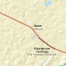 Ishnya Street Map