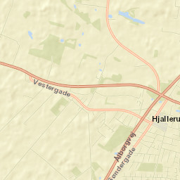 Hjallerup Street Map