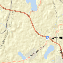 Lammhult Street Map