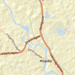 Högsby Street Map