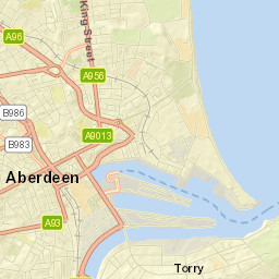 Aberdeen Street Map