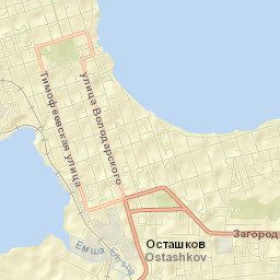 Ostashkov Street Map