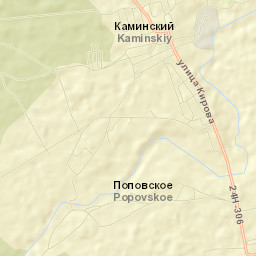 Kaminskiy Street Map