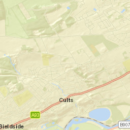 Cults Street Map