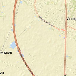 Vestbjerg Street Map