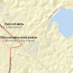 Likhoslavl’ Street Map
