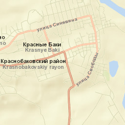 Krasnyye Baki Street Map