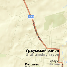 Urzhum Street Map