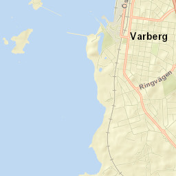 Varberg Street Map