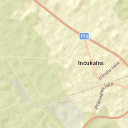 Inčukalns Street Map