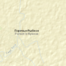 Porech’ye-Rybnoye Street Map