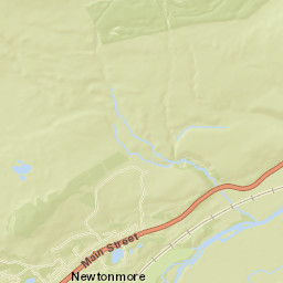 Newtonmore Street Map