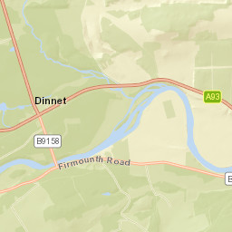 B9158, Aboyne, Aberdeenshire AB34, UK Street Map