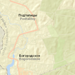 Bogorodskoye Street Map