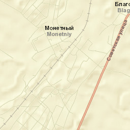 Monetnyy Street Map
