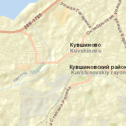 Kuvshinovo Street Map