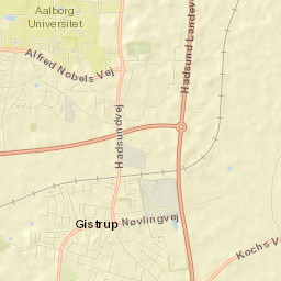 Gistrup Street Map