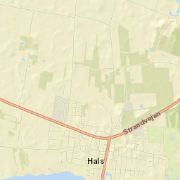 Hals Street Map