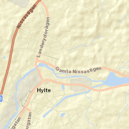 Hyltebruk Street Map