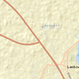Lenhovda Street Map