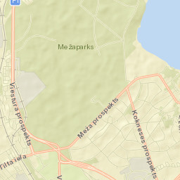 Mežaparks Street Map