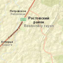 Petrovsk Street Map
