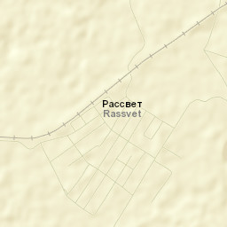 Rassvet Street Map