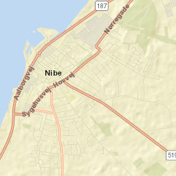 Nibe Street Map