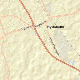 Rydaholm Street Map