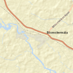 Blomstermåla Street Map