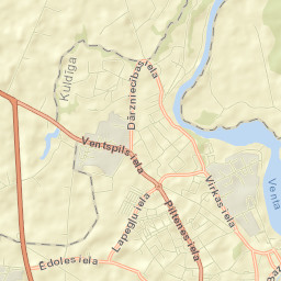 Kuldīga Street Map