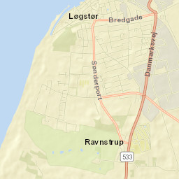 Løgstør Street Map