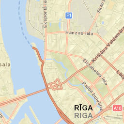 Riga Street Map