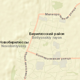 Novobirilyussy Street Map