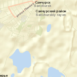Sanchursk Street Map
