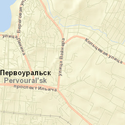 Pervoural’sk Street Map